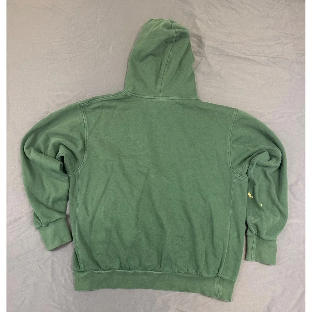 Nike WNBA Hoodie Mens Large Green‎ Yellow Basketball Graphic Pullover Sweatshirt